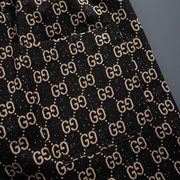 ブランドハーフパンツ角部分ディテール